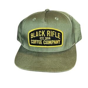 Black Rifle Coffee Company Hat Cap Snap Back‎ Green Patch True Timber Green Mens